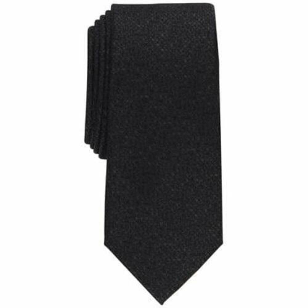 Alfani Men s Necktie Black Terry Mini Texture Tie OS 14688
